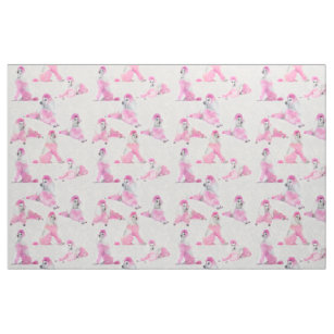 Pink Poodle Fabric