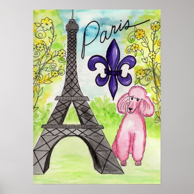 Pink Poodle in Paris poster (Front)