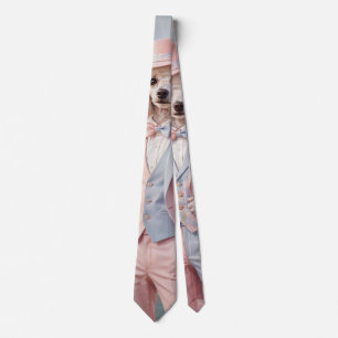 Pink Poodle Miss Tie