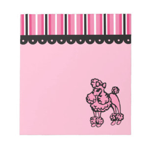 Pink Poodle Notepad