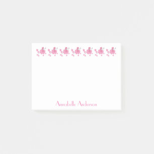 Pink Poodle Parade Post-it Notes