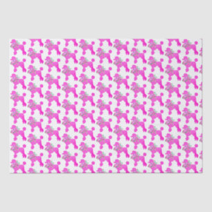 Pink Poodle Party Matching Tissue Paper