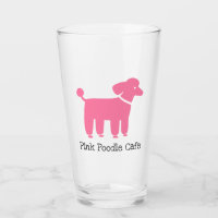 Pink Poodle Personalised | Dog Lover's Drinking