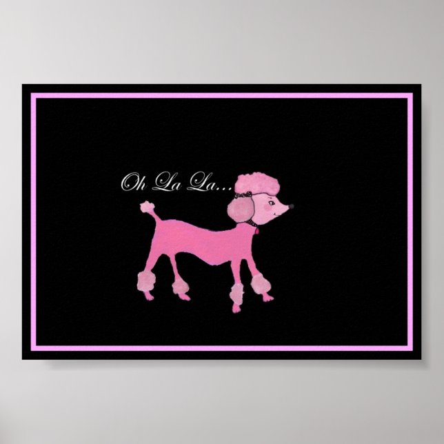 Pink Poodle Poster (Front)