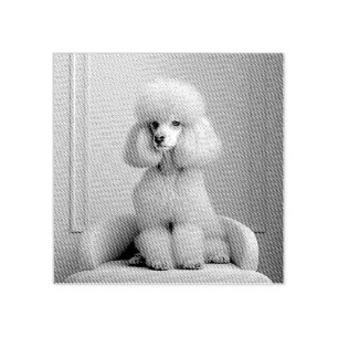 PINK POODLE RUBBER STAMP