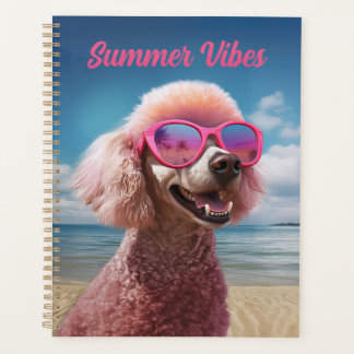 Pink Poodle Tropical Paradise Fun Planner
