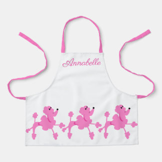 Pink Poodles Personalise Apron