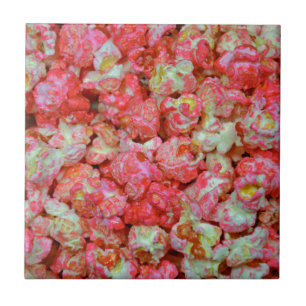 Pink popcorn tile
