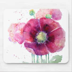 Pink Poppies Mousepad
