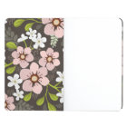 Pink Poppy Garden Personalised Floral Journal