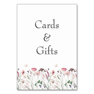 Pink Poppy Meadow Cards & Gifts Sign