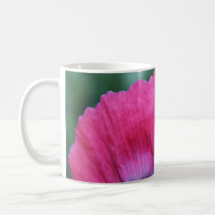 Pink Poppy Petal Upclose Coffee Mug