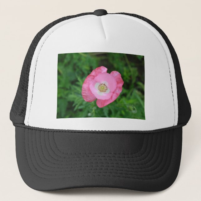 Pink Poppy Trucker Hat (Front)