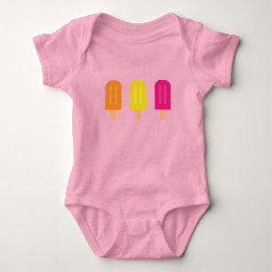 Pink Popsicle Baby Bodysuit