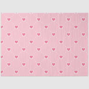 Pink Popular Heart Valentines Day Collection Tissue Paper