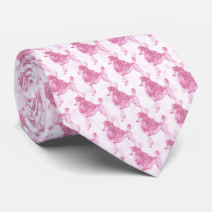 Pink Posh Poodle Tie