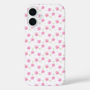 Pink Posies iPhone 16 Case