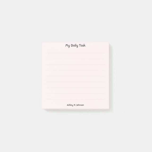 Pink Post-it Notes (Front)