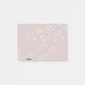 pink post it notes