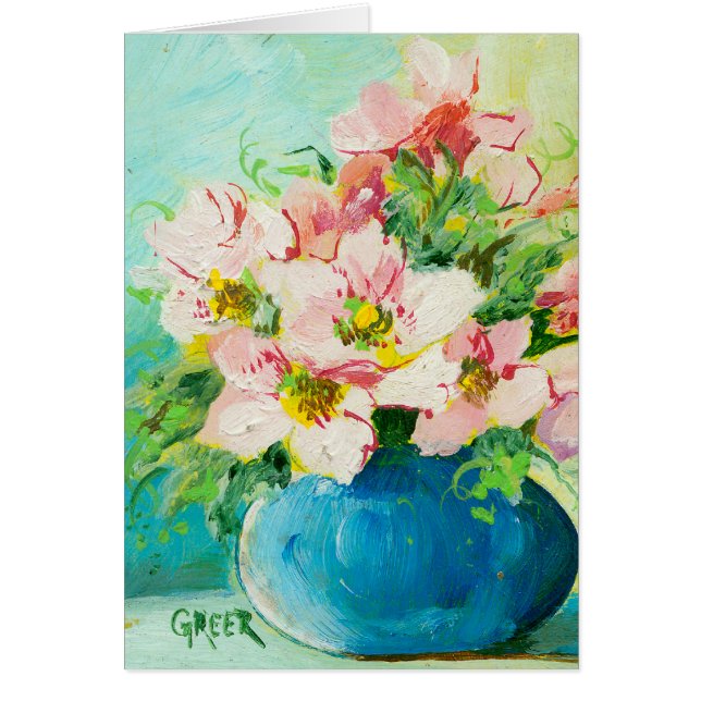 Pink Posy Painting (Front)