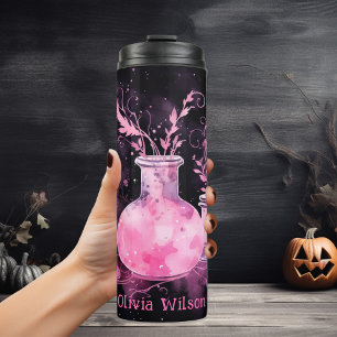 Pink Potion Personalized Thermal Tumbler