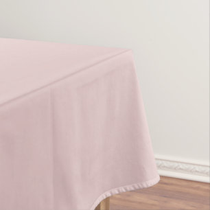 Pink Potpourri Pastel Solid Colour Print Tablecloth