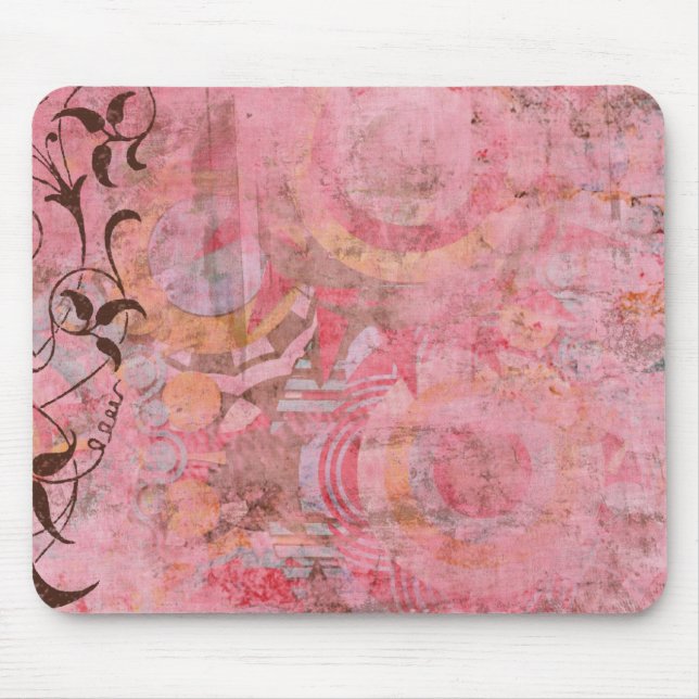 Pink Powder Mouse Mat (Front)