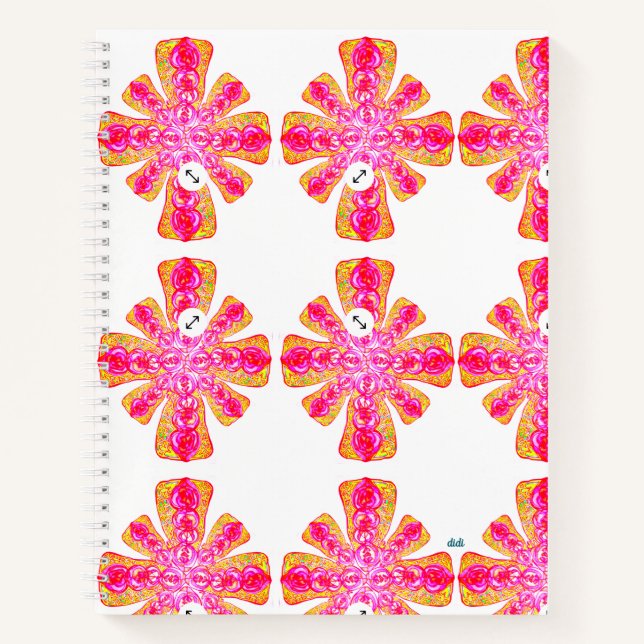 Pink Power Spiral Notebook (Front)