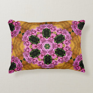Pink Prancing Posies Decorative Cushion