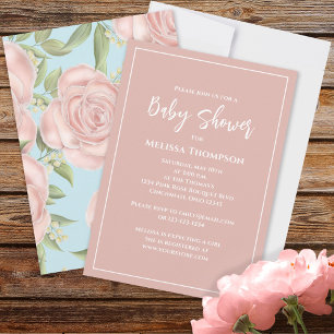 Pink Pretty Botanical Baby Girl Rose Bouquet 