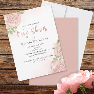 Pink Pretty Botanical Baby Girl Rose Cute Bouquet 