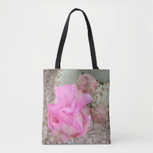 Pink Prickly Pear Bloom Tote