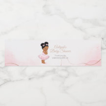 Pink princess ballerina baby shower