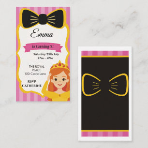 Pink Princess Birthday Invite zazzlemade