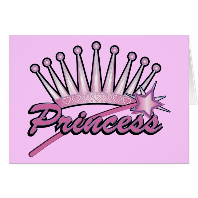 Pink Princess Crown (Front Horizontal)