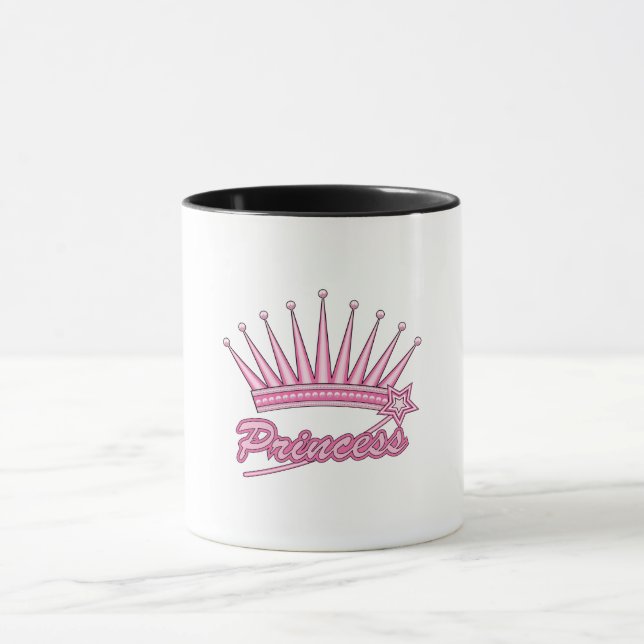 Pink Princess Crown Mug (Center)
