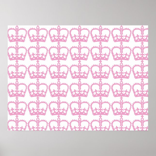 Pink Princess Crown Poster (Front)
