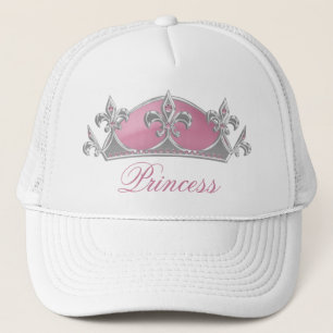 Pink Princess Crown with Diamonds Ladies Hat