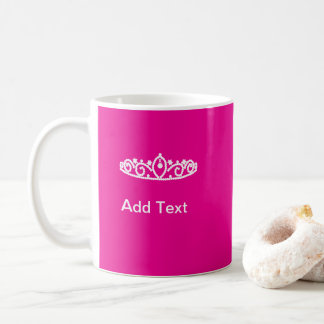 Pink Princess Custom Mug Sweet sixteen gift