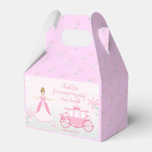 Pink Princess Fantasy Birthday Party Favour Box