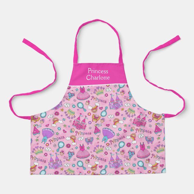 Pink Princess Kid’s Apron (Front)