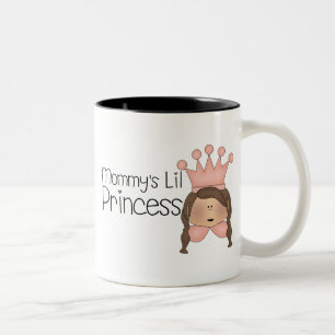 Pink Princess · Mummy's Lil Princess Two-Tone Coffee Mug