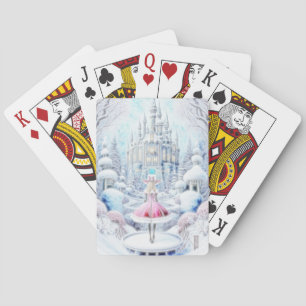 Pink Princess Playing Cards