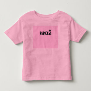 Pink Princess Toddler T-Shirt with Crown   Cute 