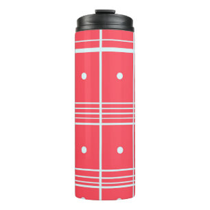 Pink Printed Thermal Tumbler