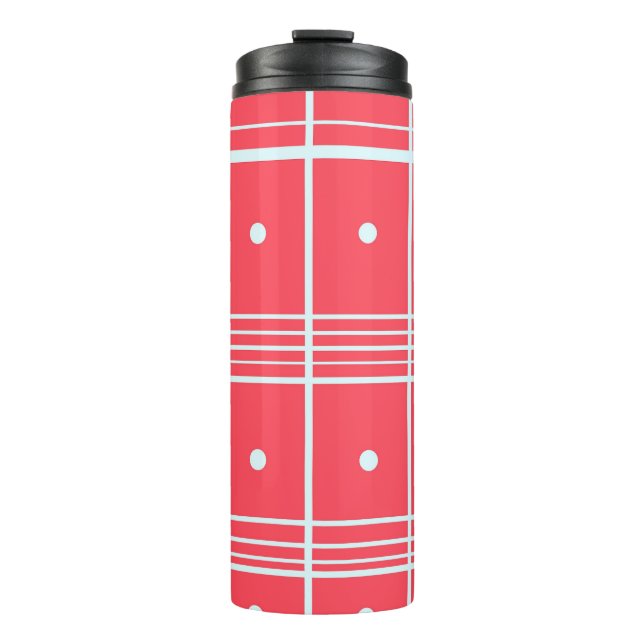Pink Printed Thermal Tumbler (Front)
