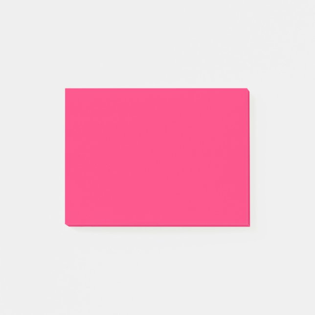 Pink Pucker-Hot Shocking Pink-Uptown Girl-Designer Post-it Notes (Front)
