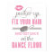 Pink Pucker Up Dance Floor Wedding Bathroom