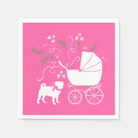 Pink Pug Dog Theme Party Celebration