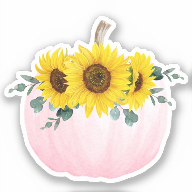 Pink Pumpkin and Sunflower (Front)